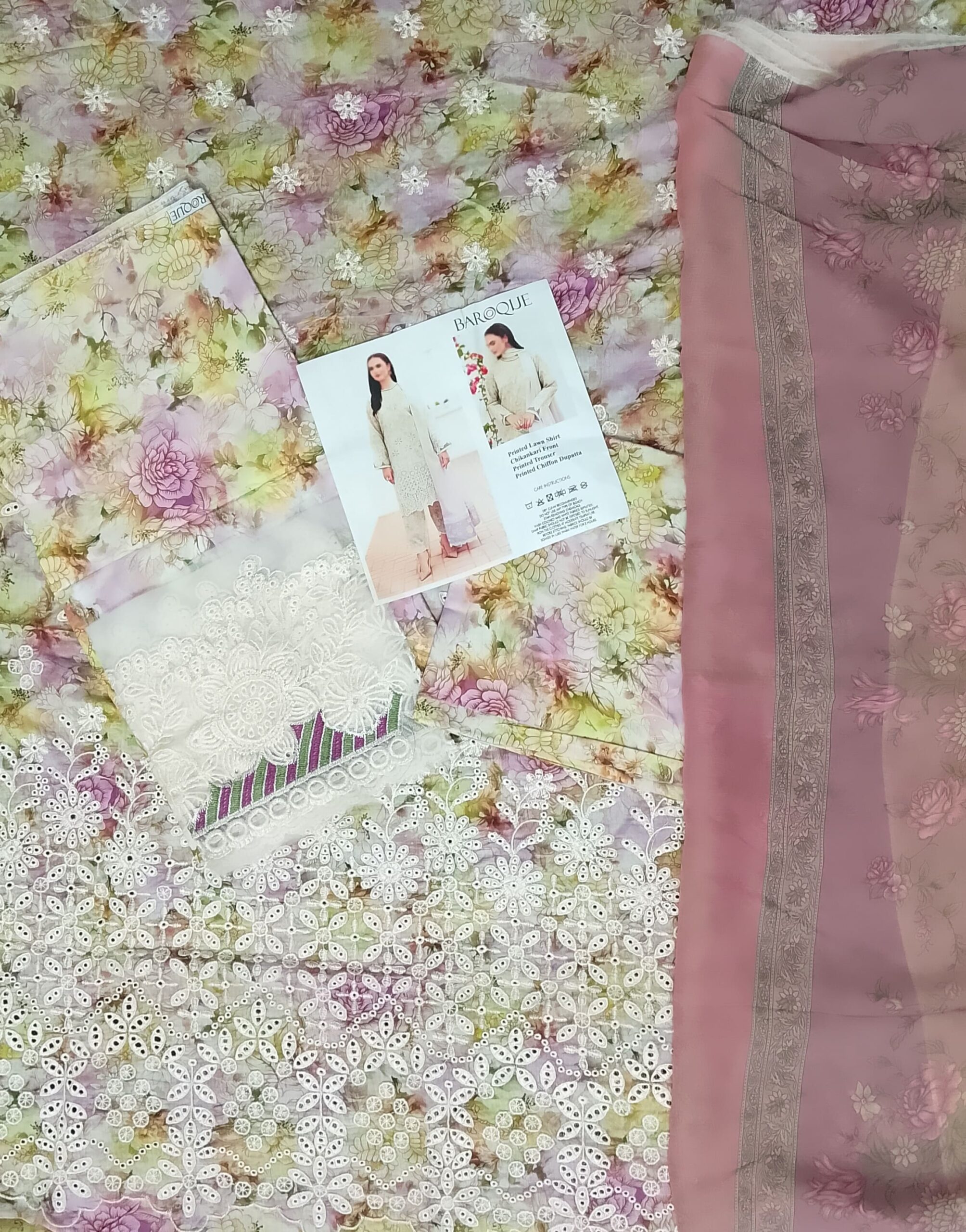 Miraah Premium Embroidered Luxury Lawn - Image 2
