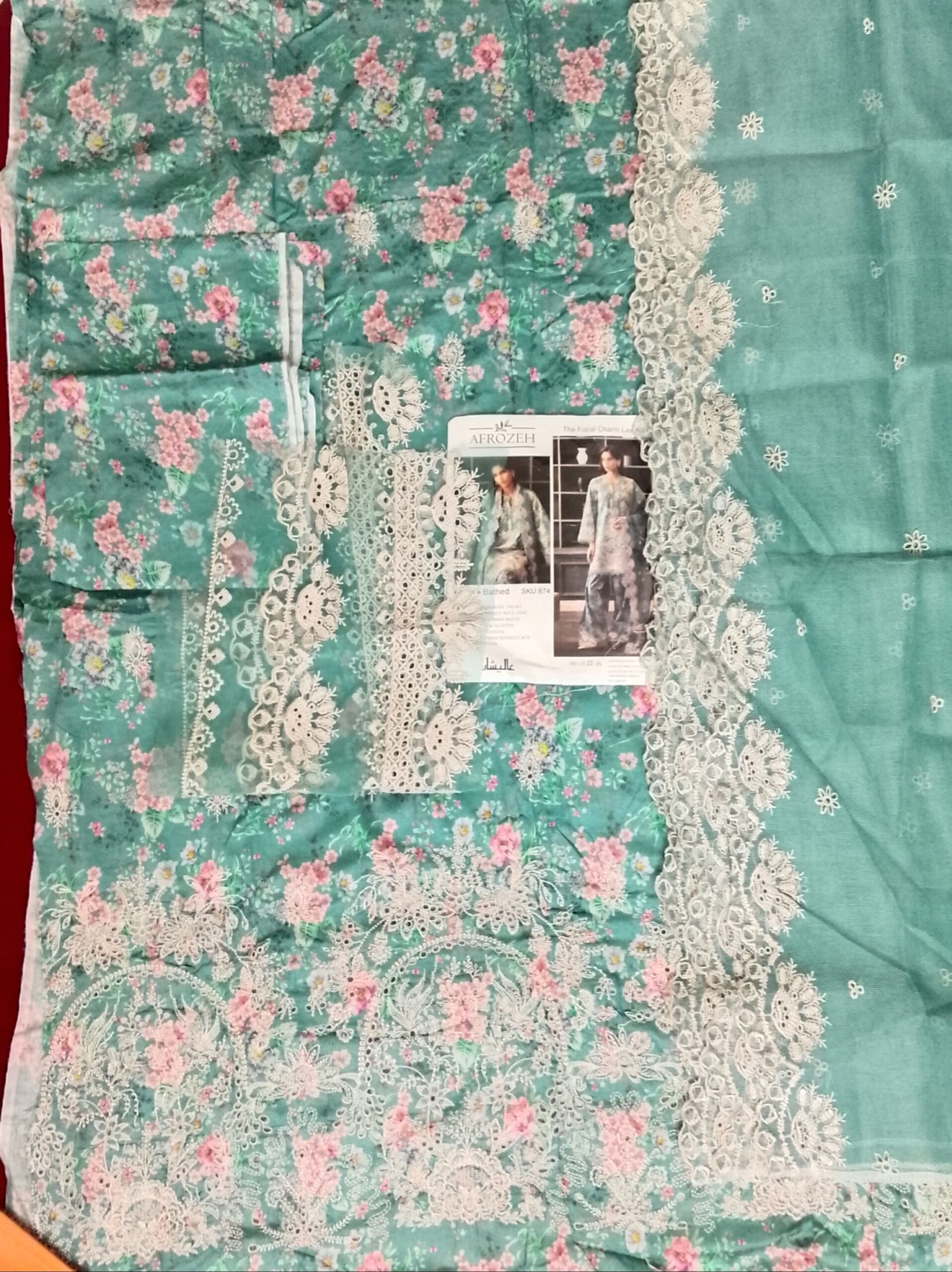Miraah Premium Embroidered Luxury Lawn - Image 2